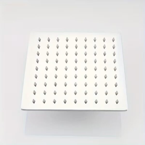 Ducha Metálica Cuadrada color Plateado