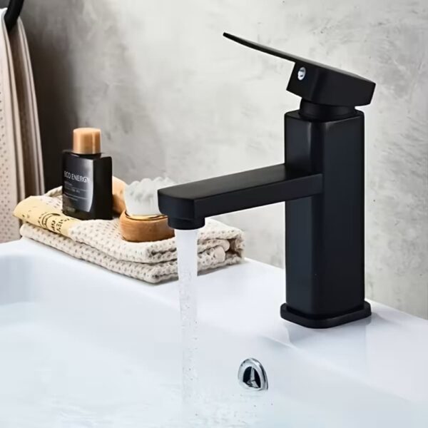gn0001 Grifo Mezclador de Agua Fría y Caliente Negro