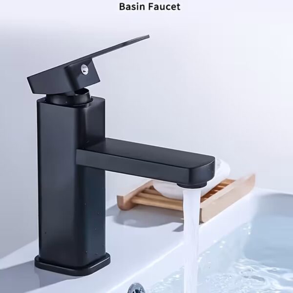 gn0006 Grifo Mezclador de Agua Fría y Caliente Negro