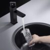 gn0007 Grifo Mezclador de Agua Fría y Caliente Negro