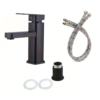 gn0010 Grifo Mezclador de Agua Fría y Caliente Negro