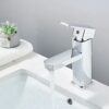 gp0001 Grifo Mezclador de Agua Fría y Caliente Plateado
