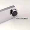 gp0003 Grifo Mezclador de Agua Fría y Caliente Plateado