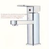 gp0004 Grifo Mezclador de Agua Fría y Caliente Plateado
