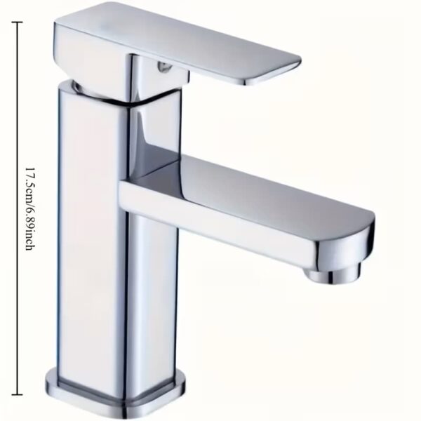 gp0005 Grifo Mezclador de Agua Fría y Caliente Plateado